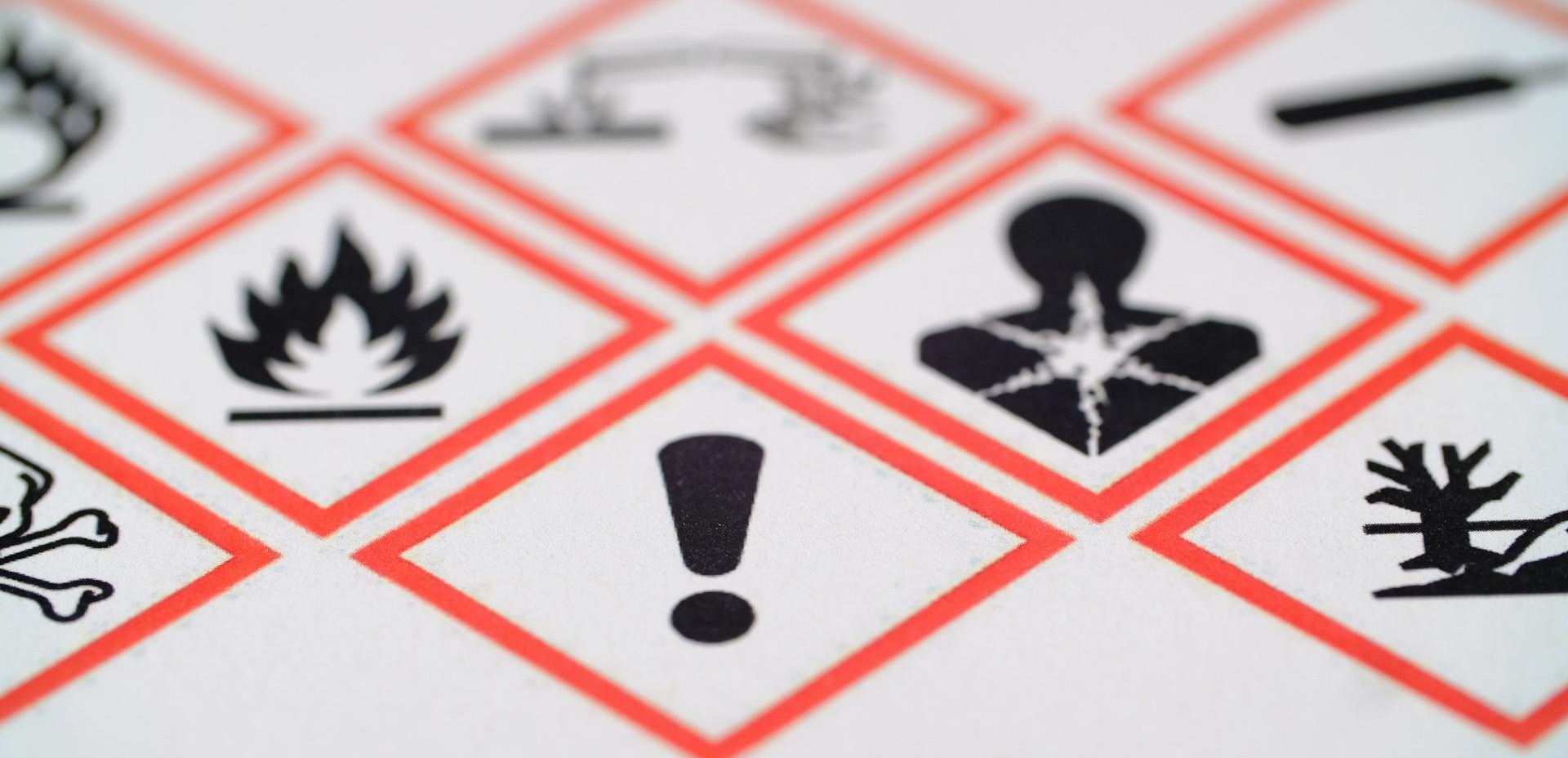 Symbols hazardous materials_stock